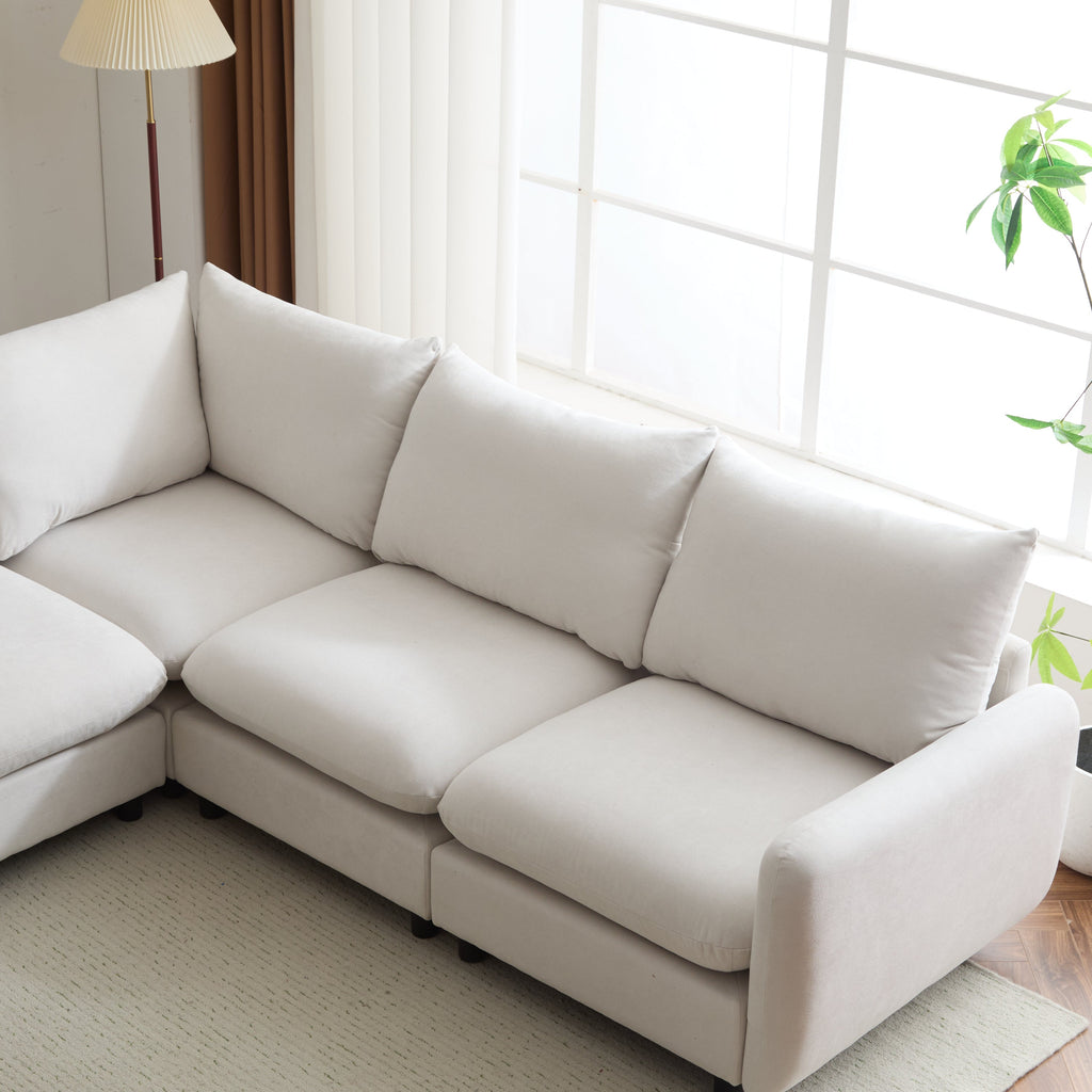 Modular Upholstered Convertible Sofa
