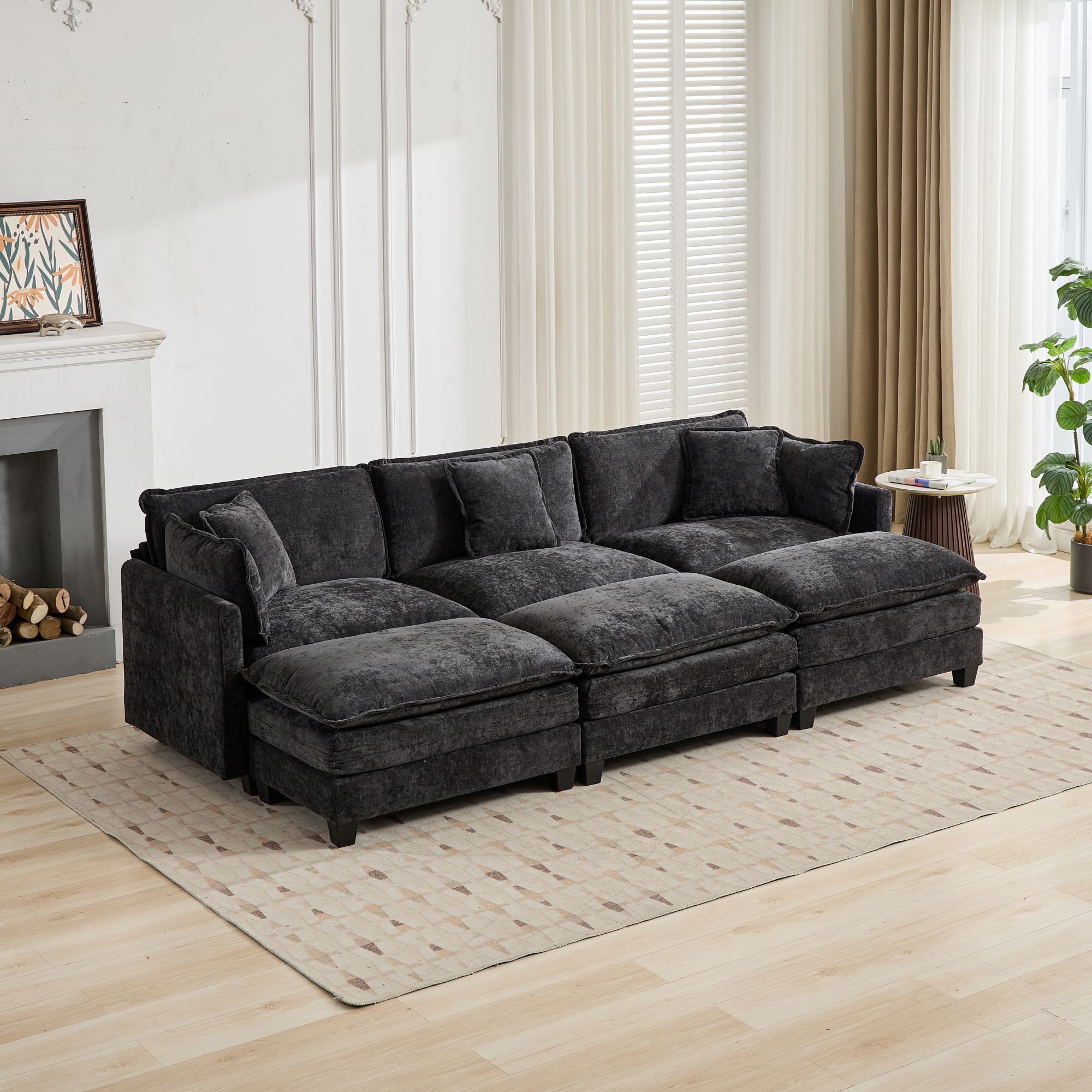 Cloud Chenille Sectional Sofa