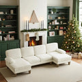 Chenille U-shaped Combination Sofa