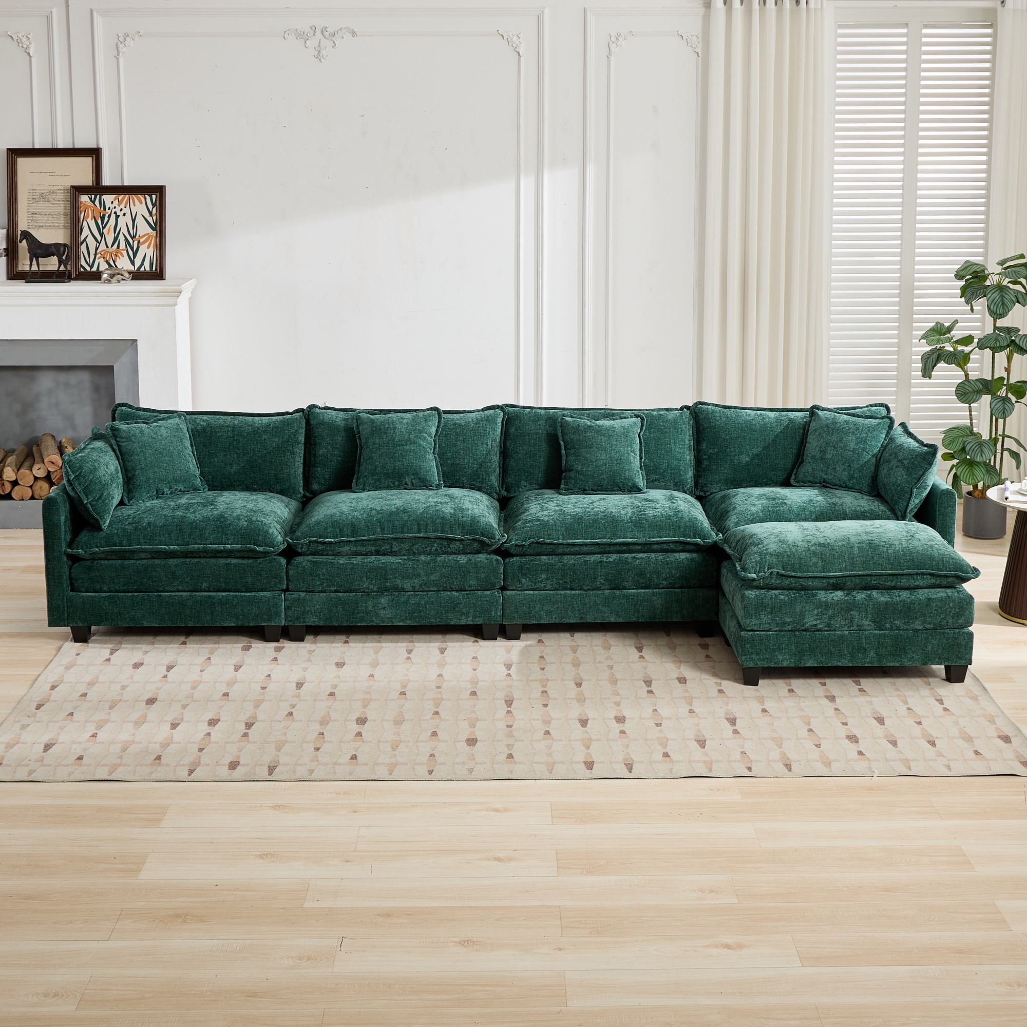 Cloud Chenille Sectional Sofa