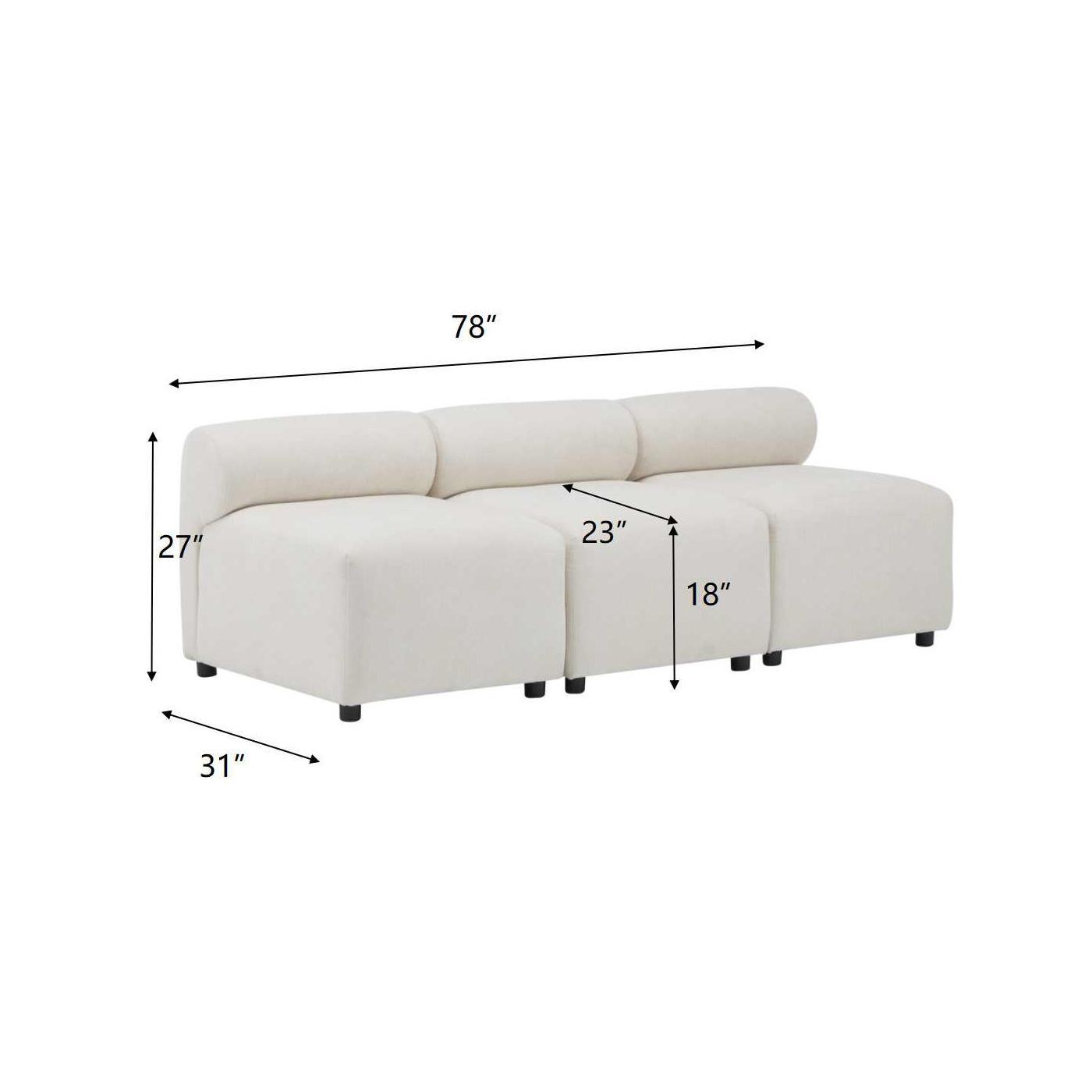 Modular Chenille Sofa