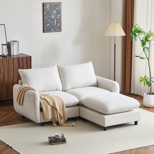 Modular Upholstered Convertible Sofa
