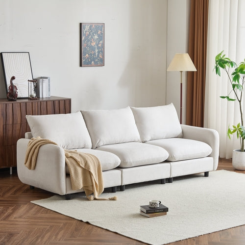 Modular Upholstered Convertible Sofa