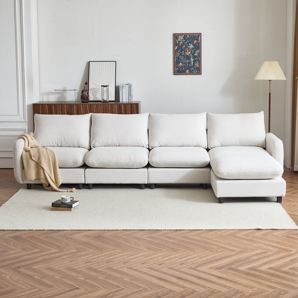 Modular Upholstered Convertible Sofa