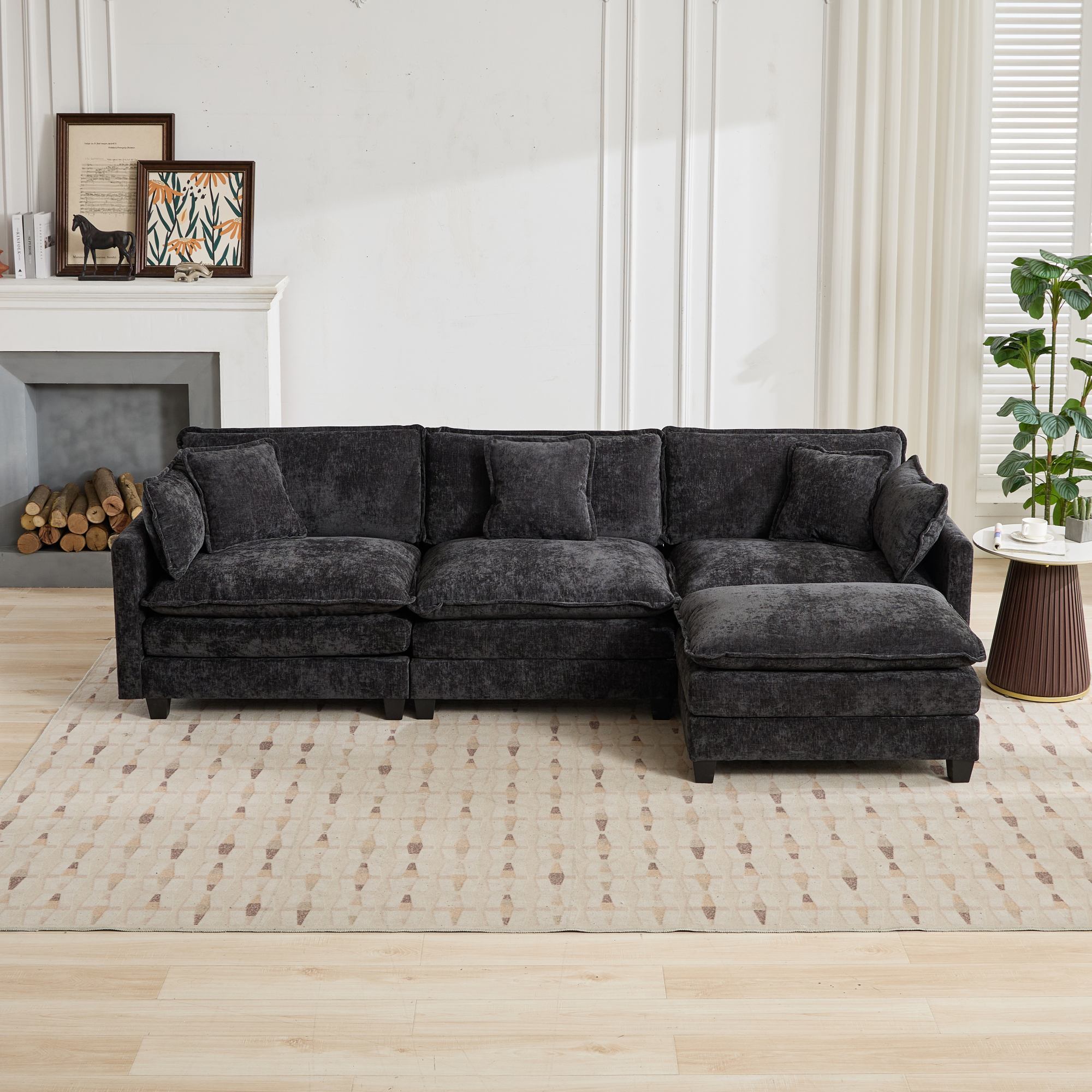Cloud Chenille Sectional Sofa