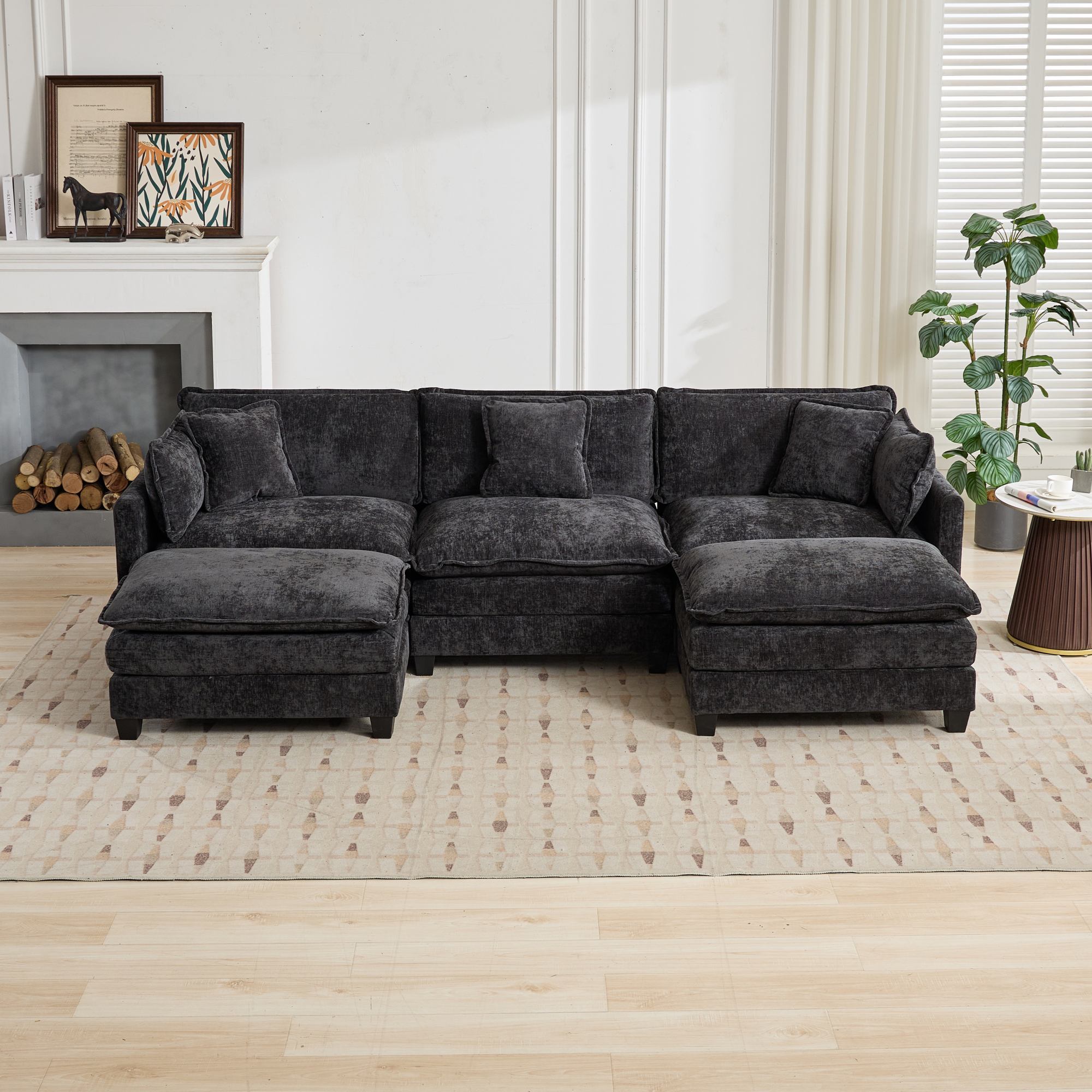 Cloud Chenille Sectional Sofa