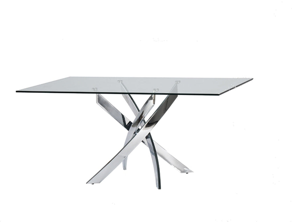 Steel Rectangular Dining Table