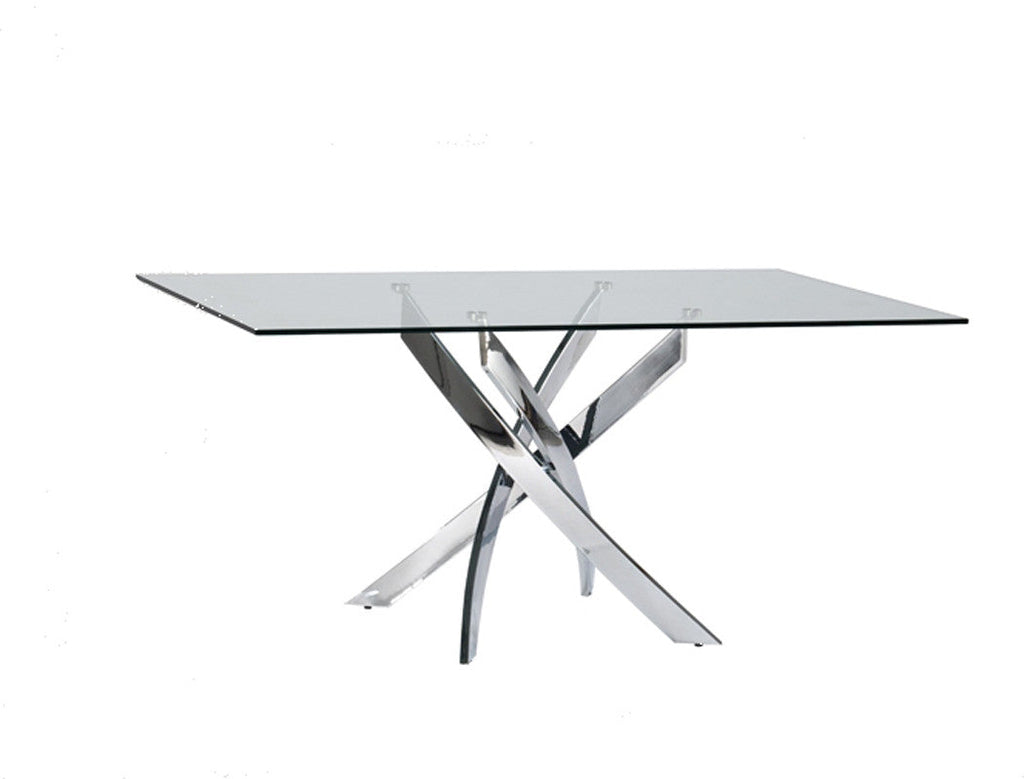 Steel Rectangular Dining Table