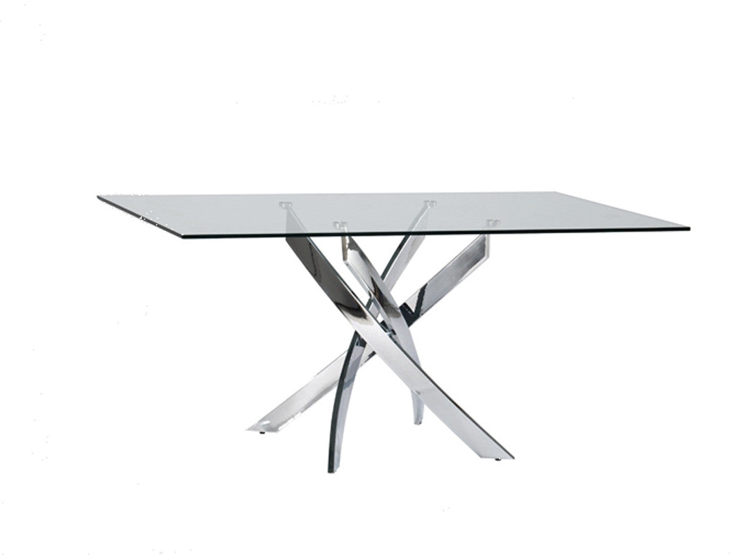 Steel Rectangular Dining Table
