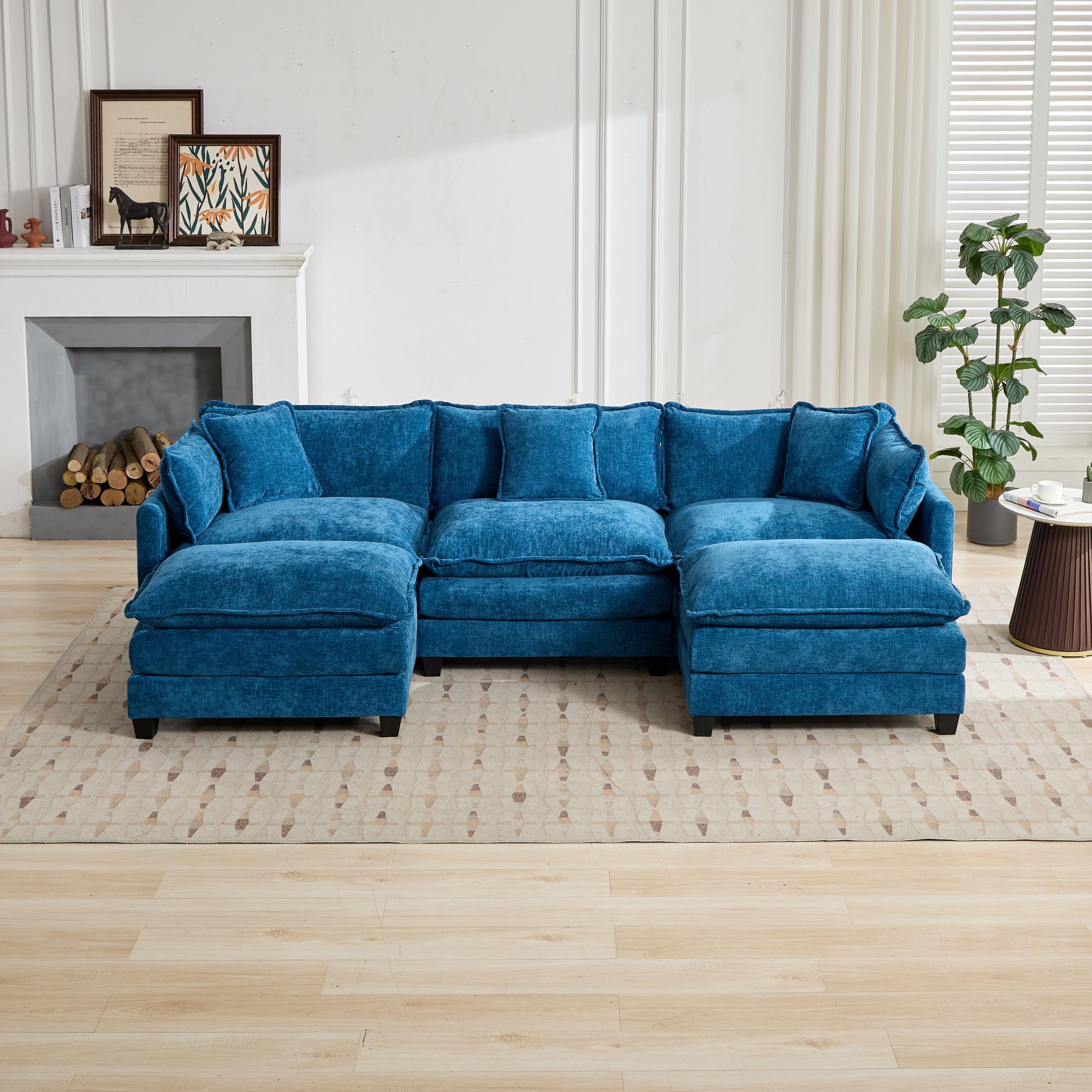Cloud Chenille Sectional Sofa