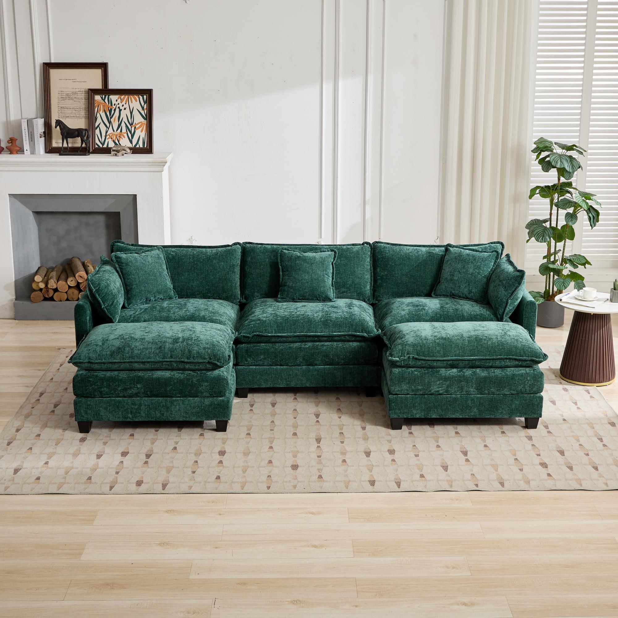 Cloud Chenille Sectional Sofa