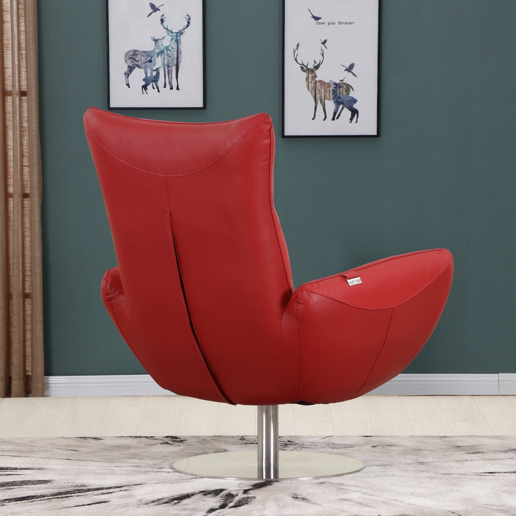 Contemporary Leather Lounge Chair