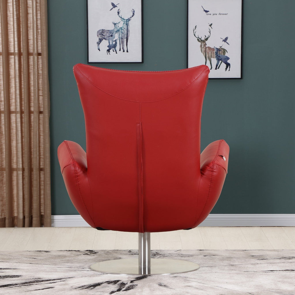 Contemporary Leather Lounge Chair