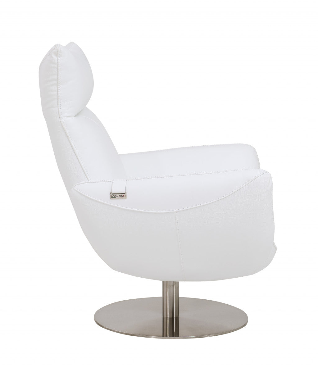 Contemporary Leather Lounge Chair