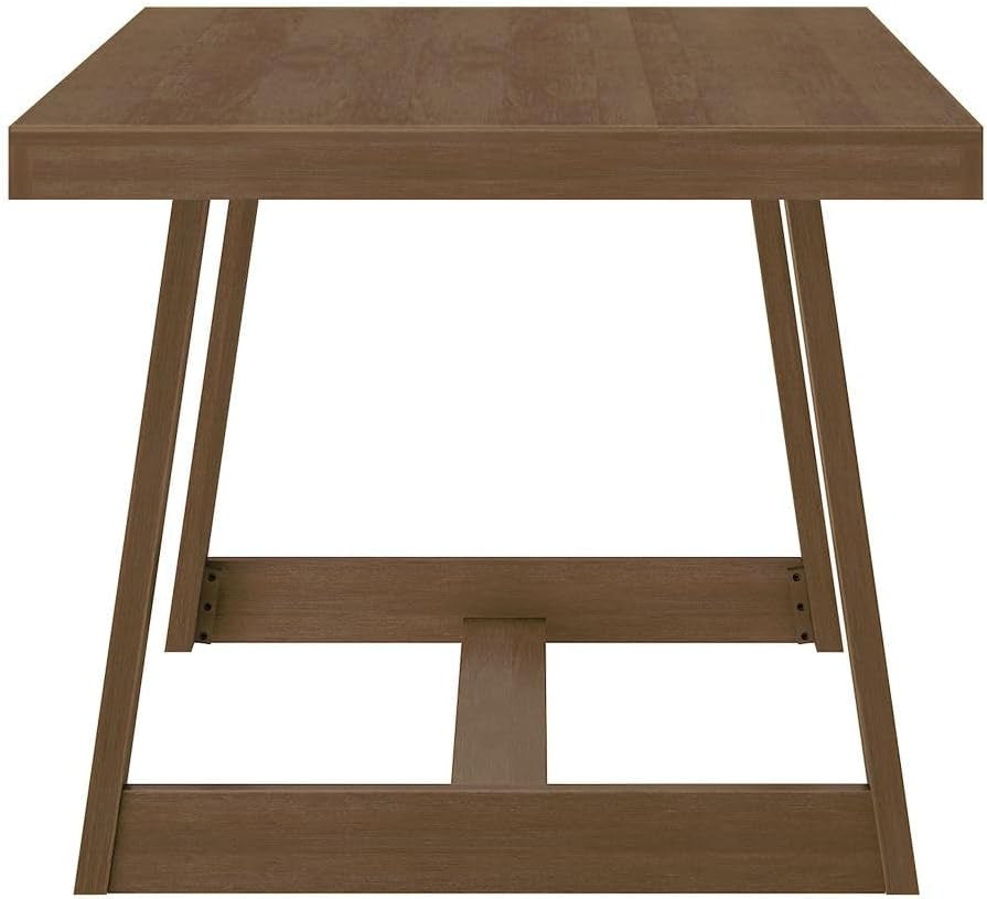 Farmhouse Dining Table Rustic Solid Wood