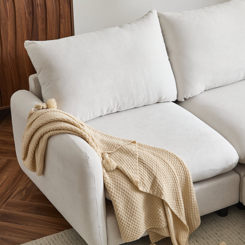 Modular Upholstered Convertible Sofa