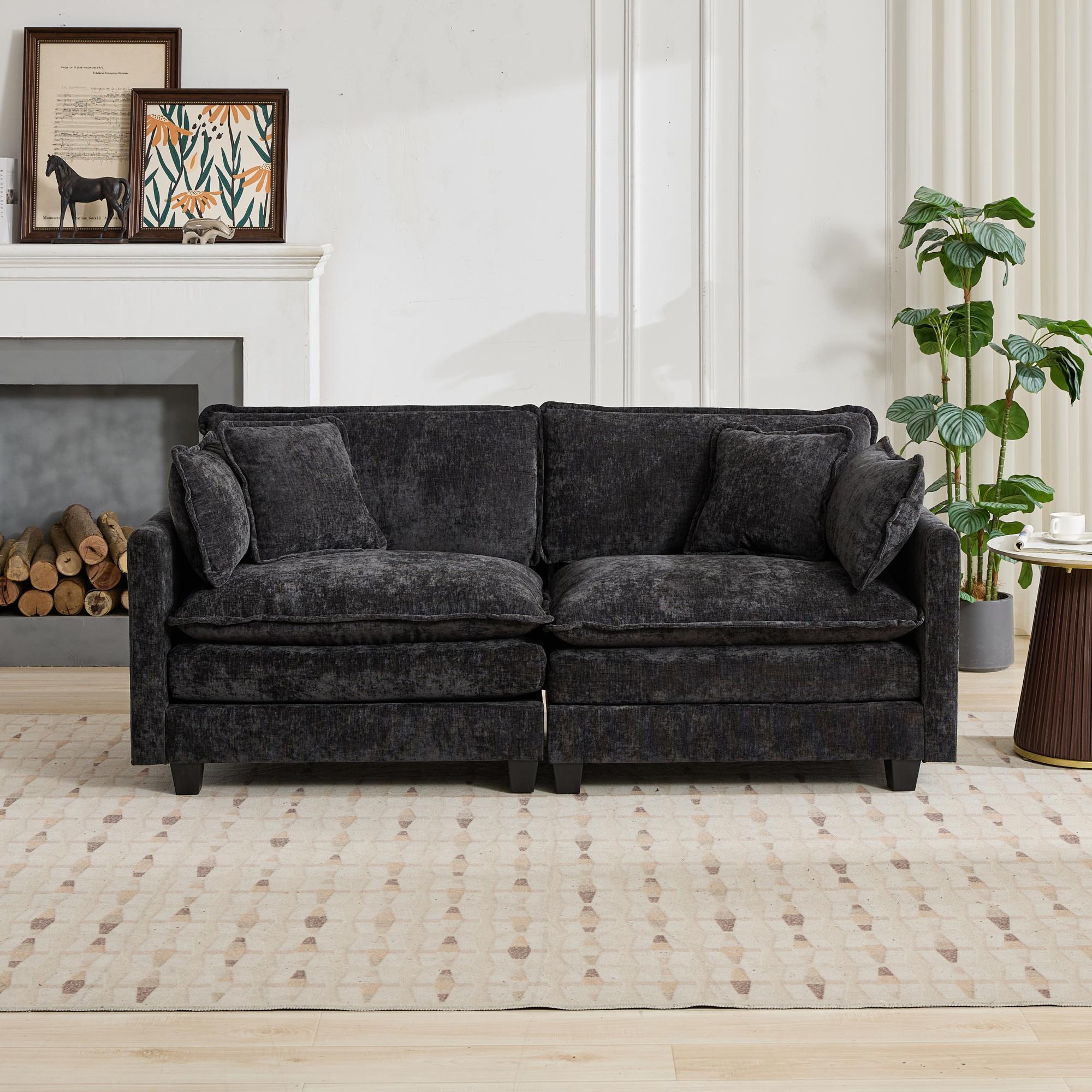 Cloud Chenille Sectional Sofa