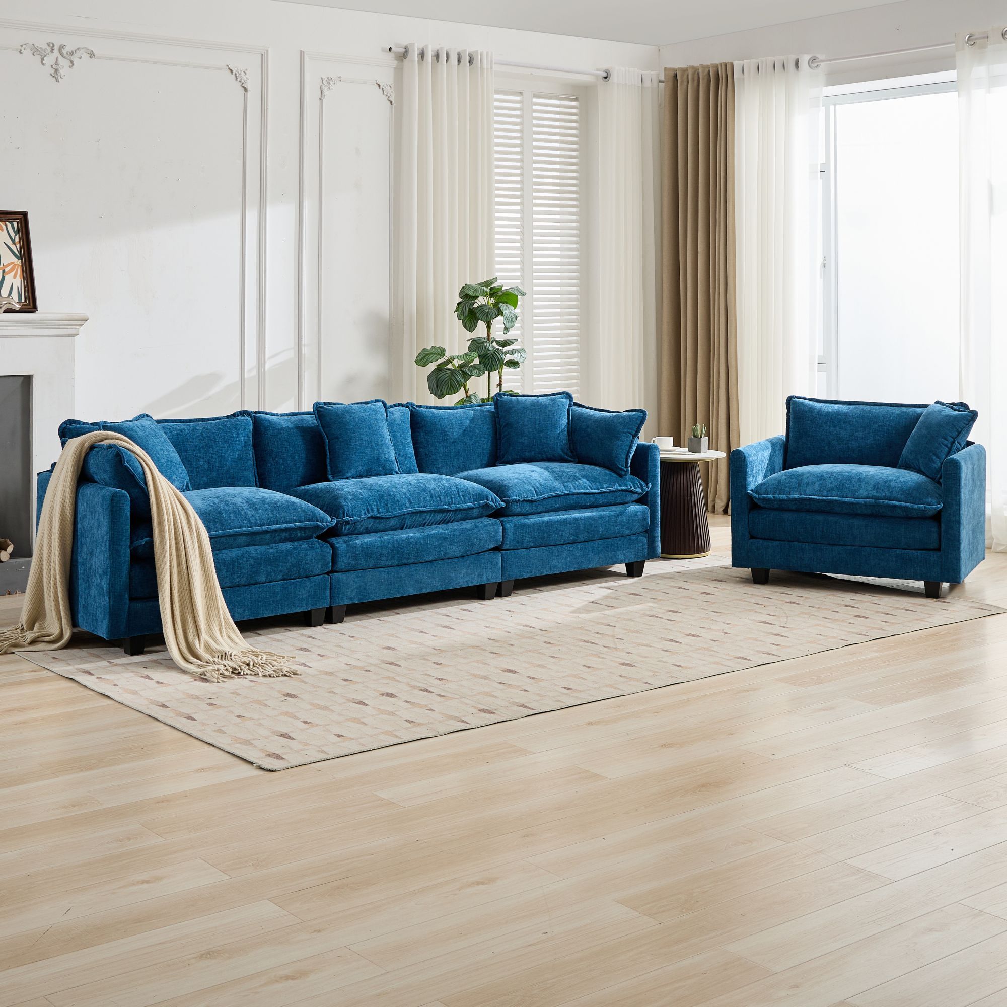 Cloud Chenille Sectional Sofa