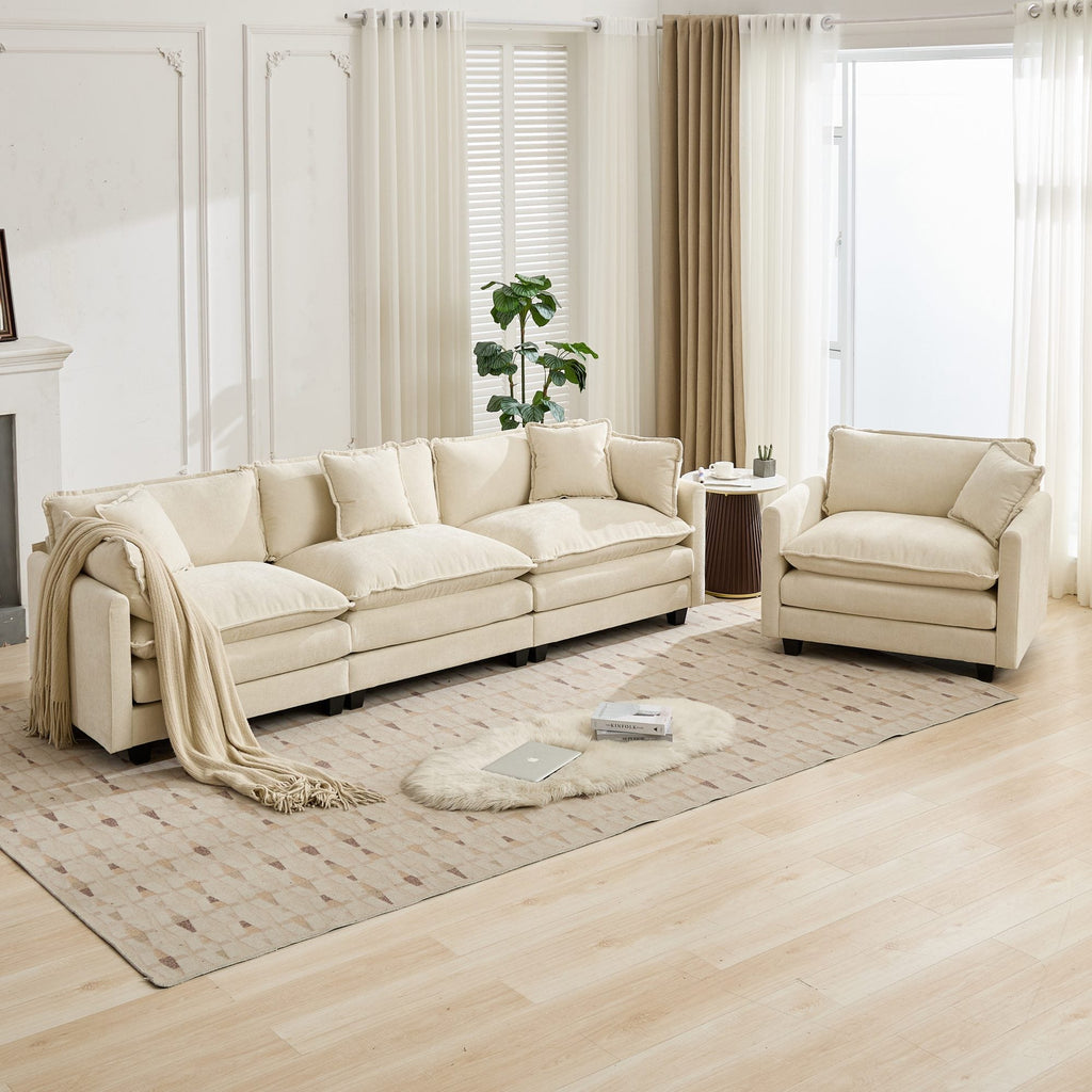 Cloud Chenille Sectional Sofa