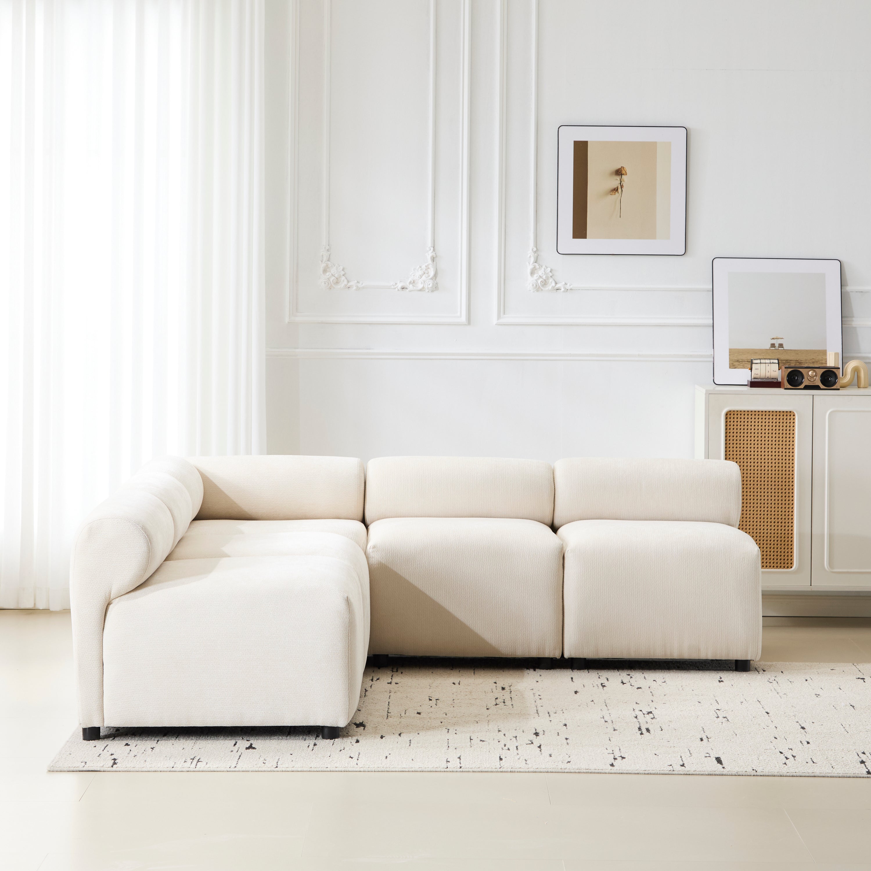 Modular Chenille Sofa