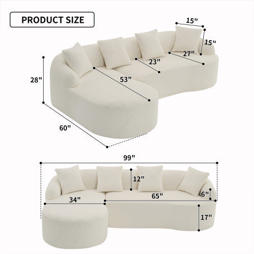 Grey Compressed Sofa