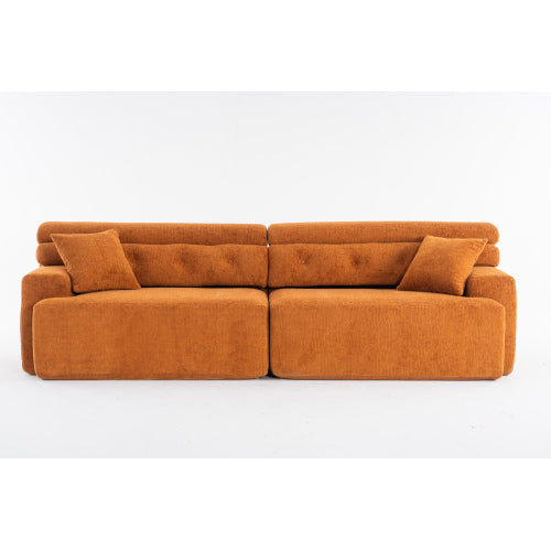Orange Compressed Sofa