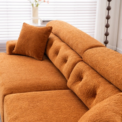 Orange Compressed Sofa