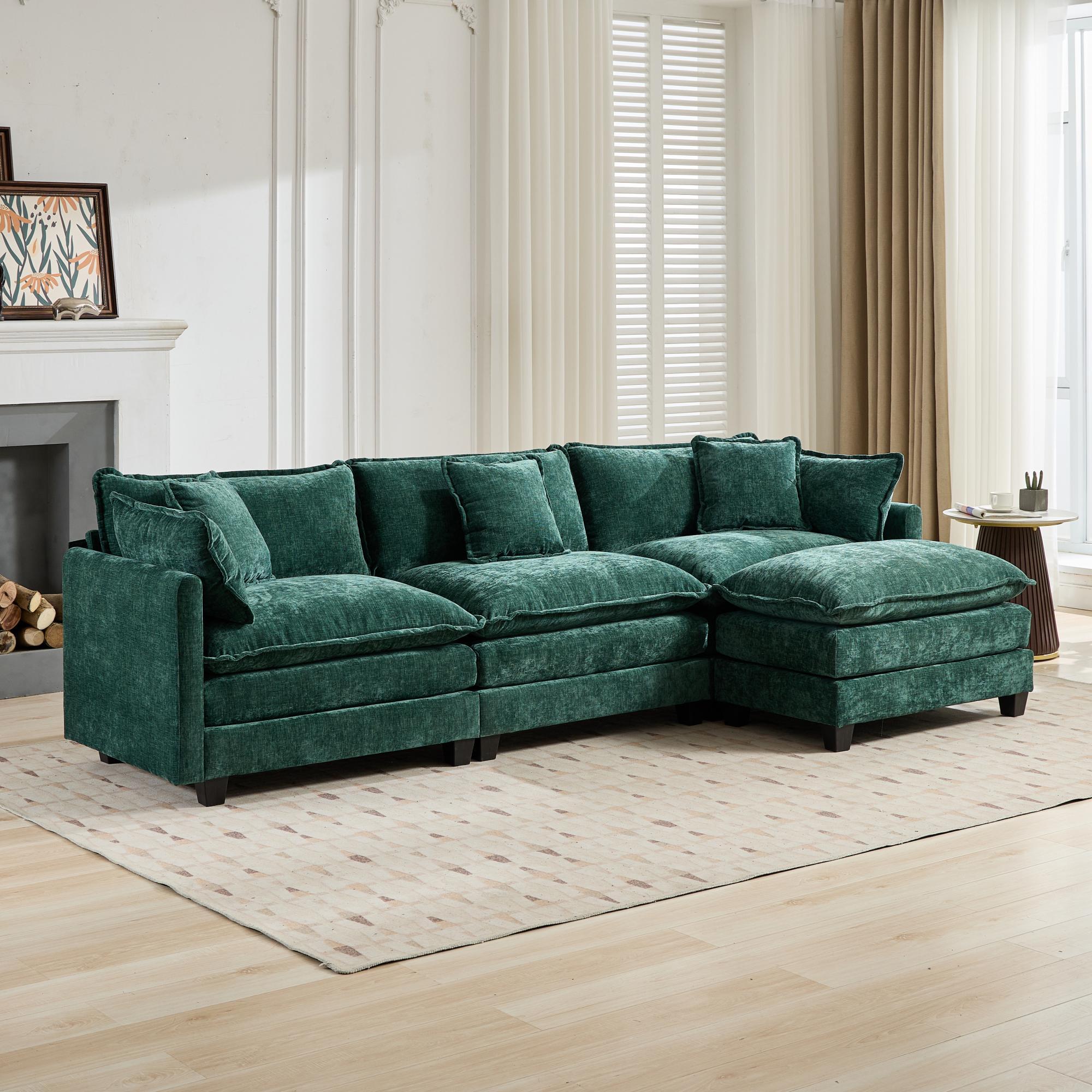 Cloud Chenille Sectional Sofa