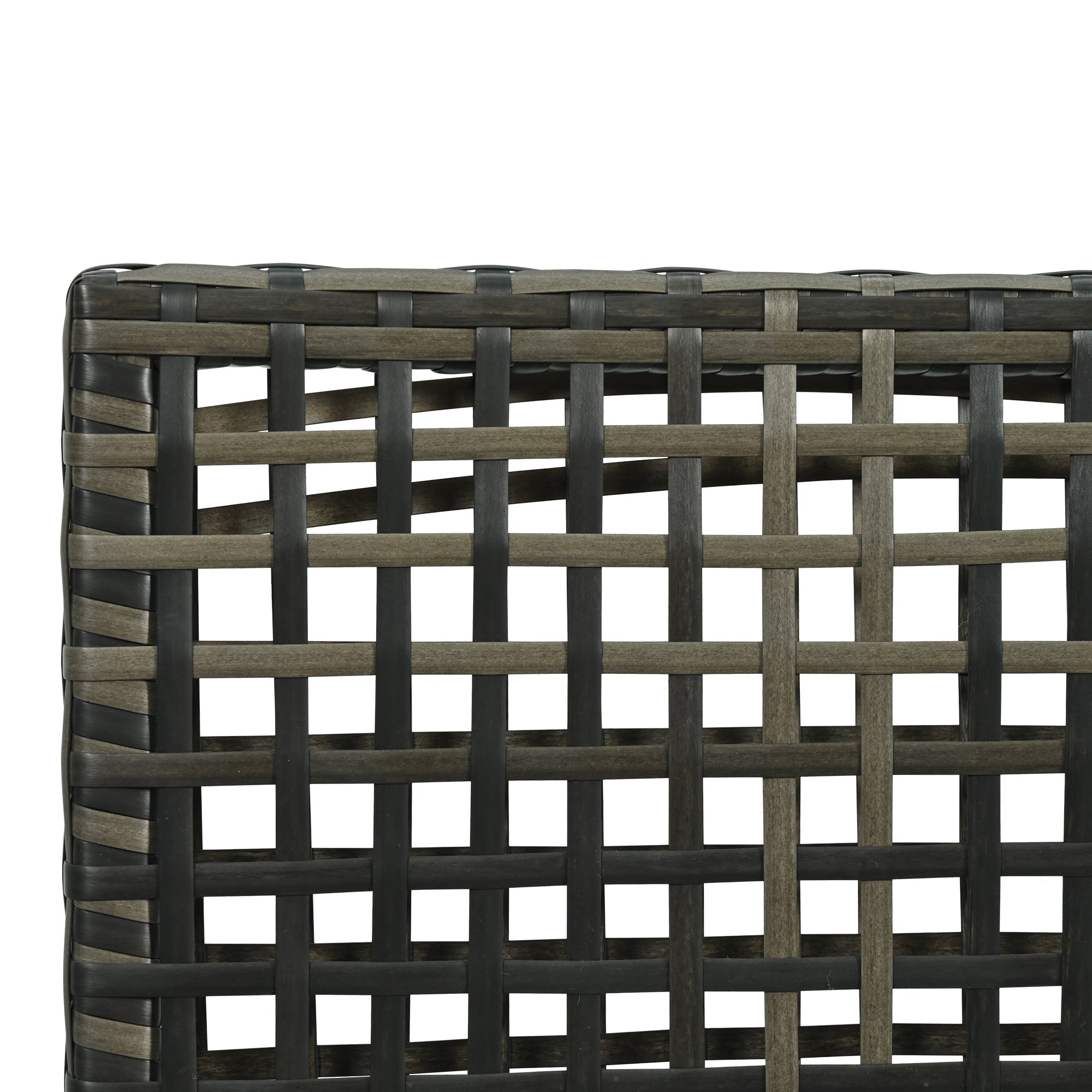 8-Piece Outdoor Sectional Sofa Set Aluminum / Beige with Rattan Style