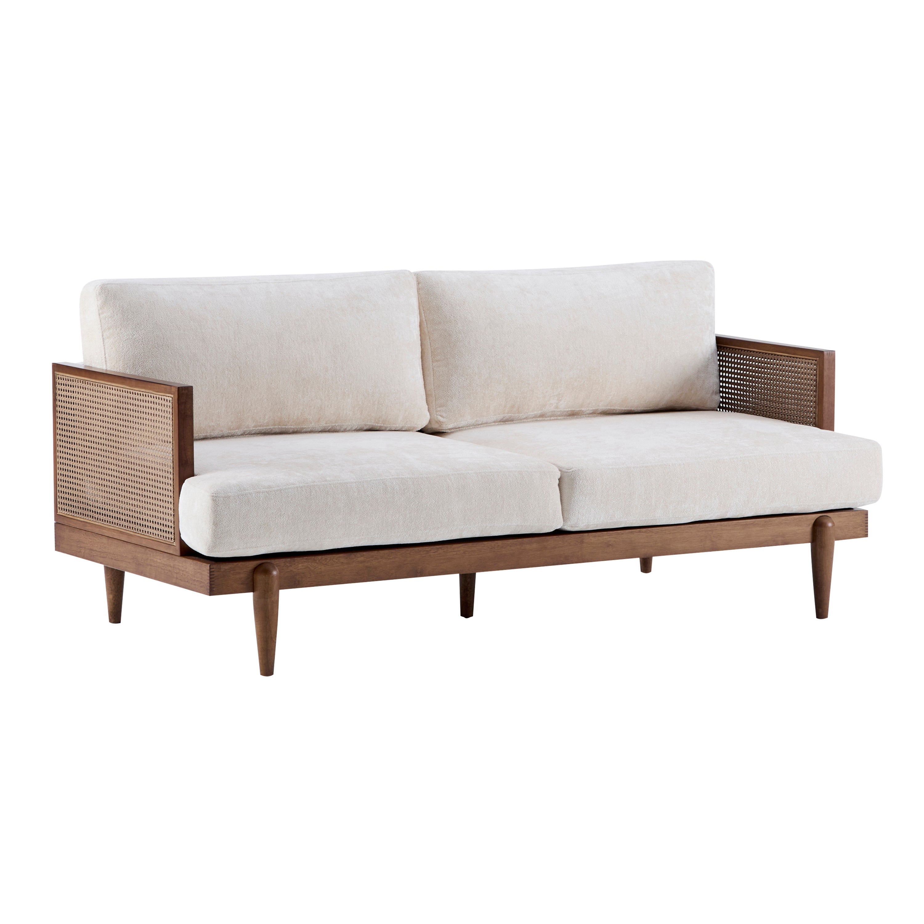 72" Boucle Sofa