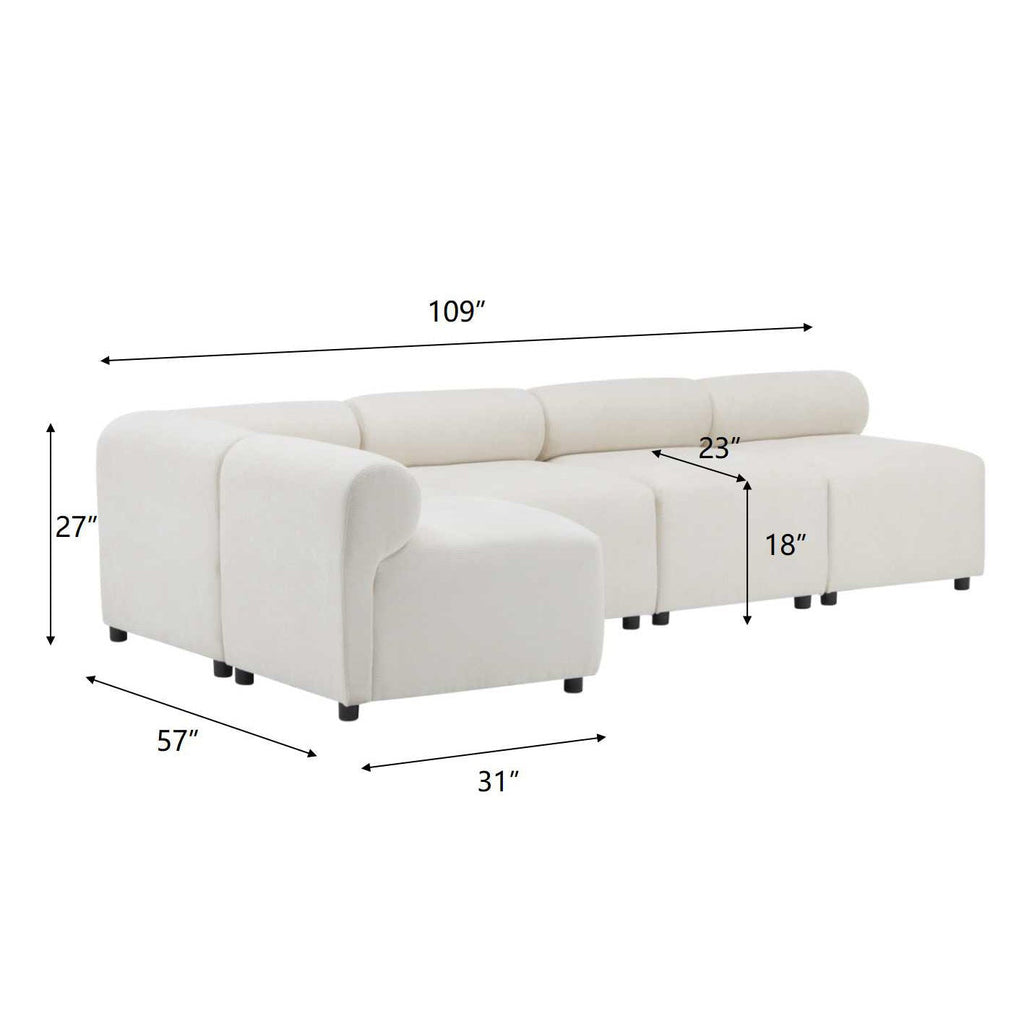 Modular Chenille Sofa