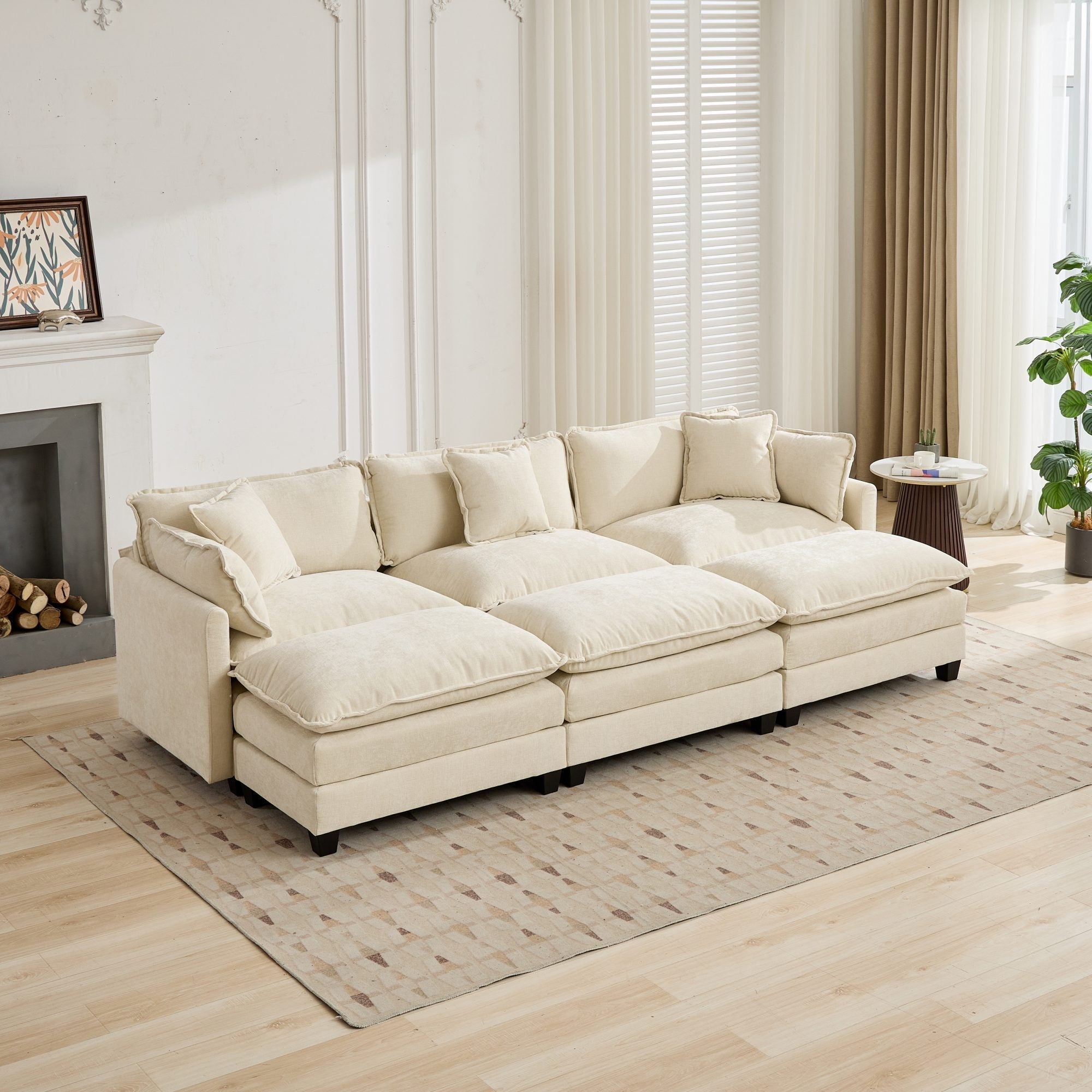 Cloud Chenille Sectional Sofa