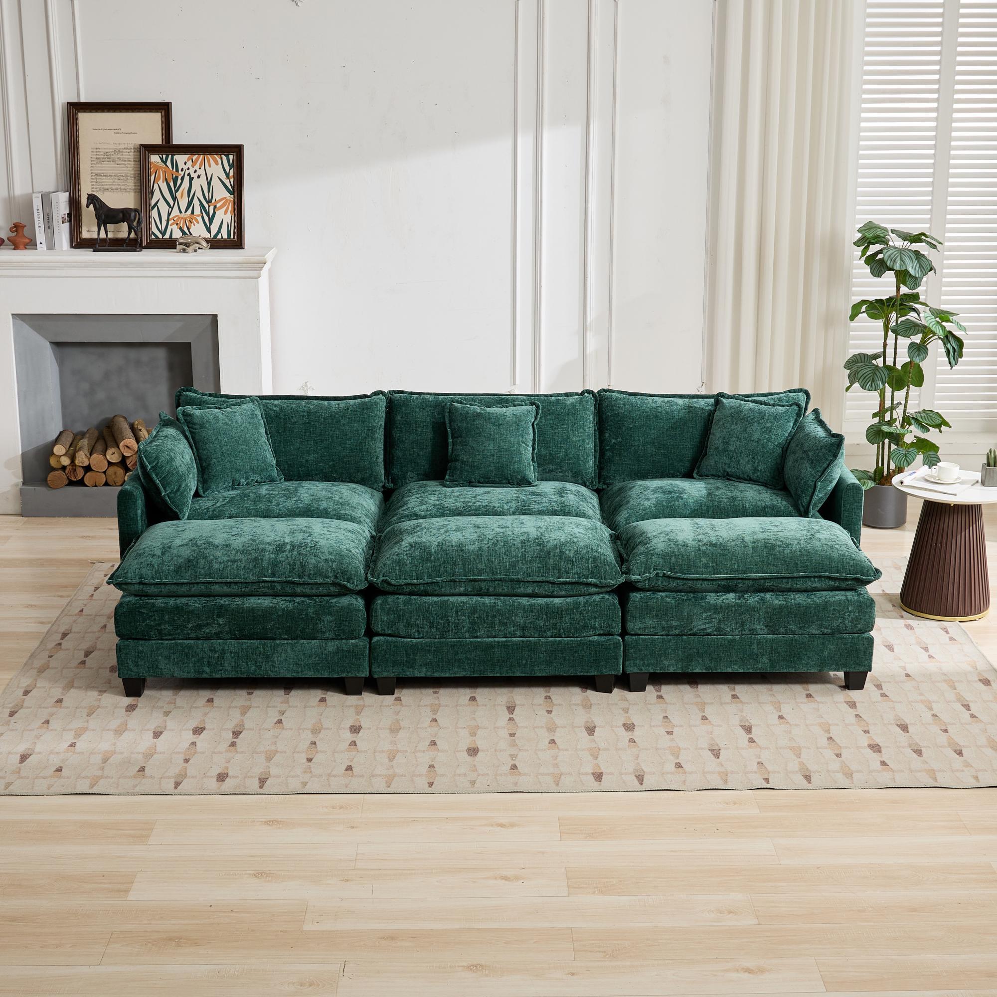 Cloud Chenille Sectional Sofa