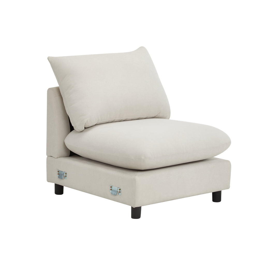 Modular Upholstered Convertible Sofa