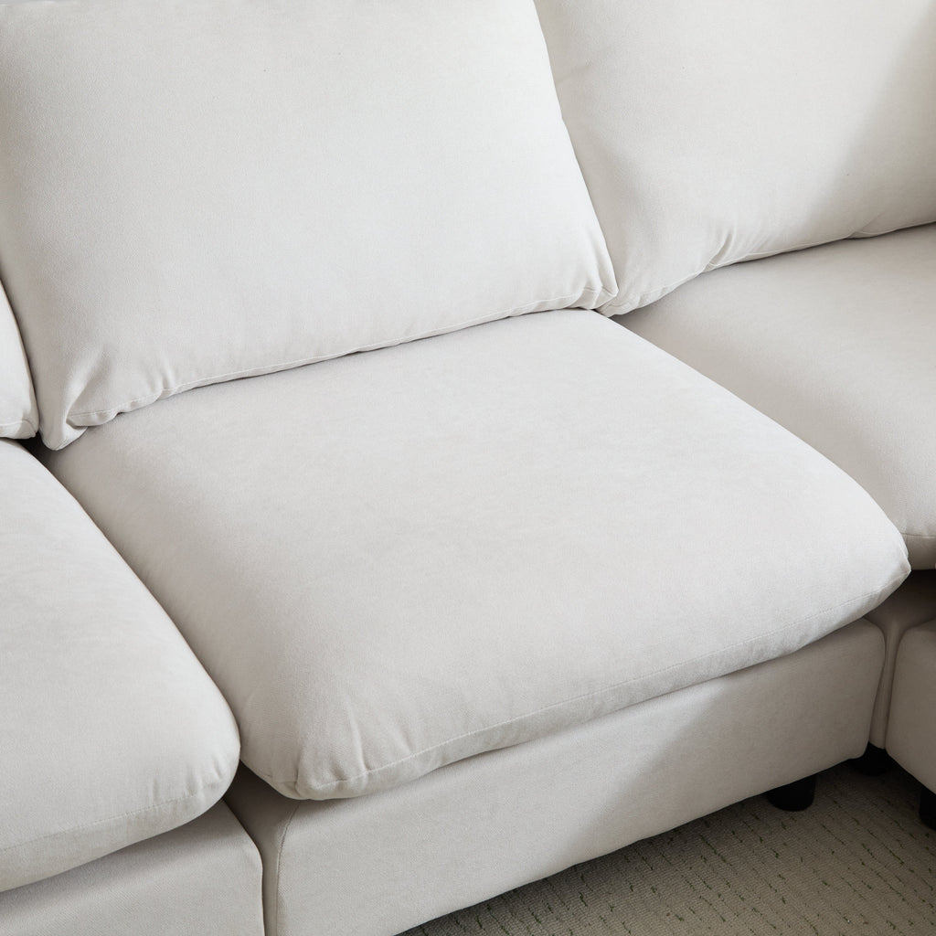 Modular Upholstered Convertible Sofa