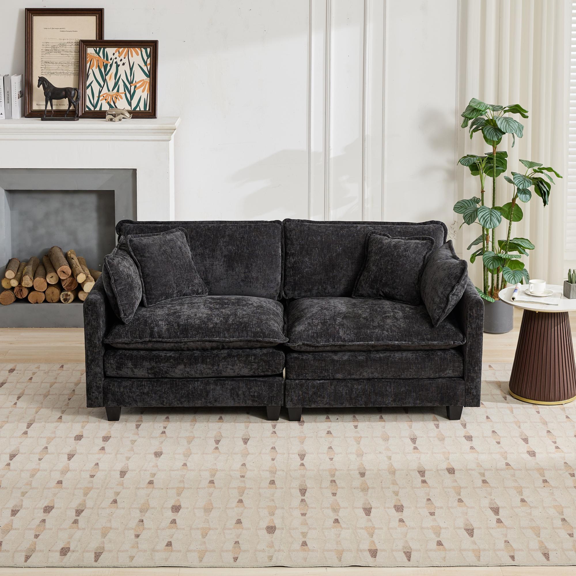 Cloud Chenille Sectional Sofa