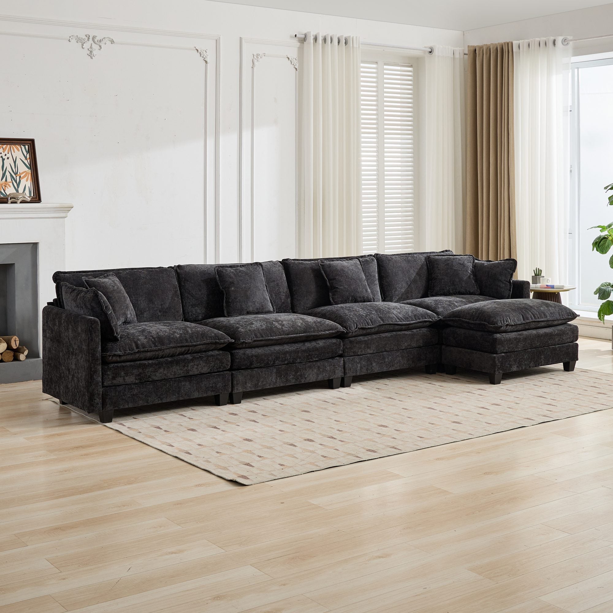 Cloud Chenille Sectional Sofa