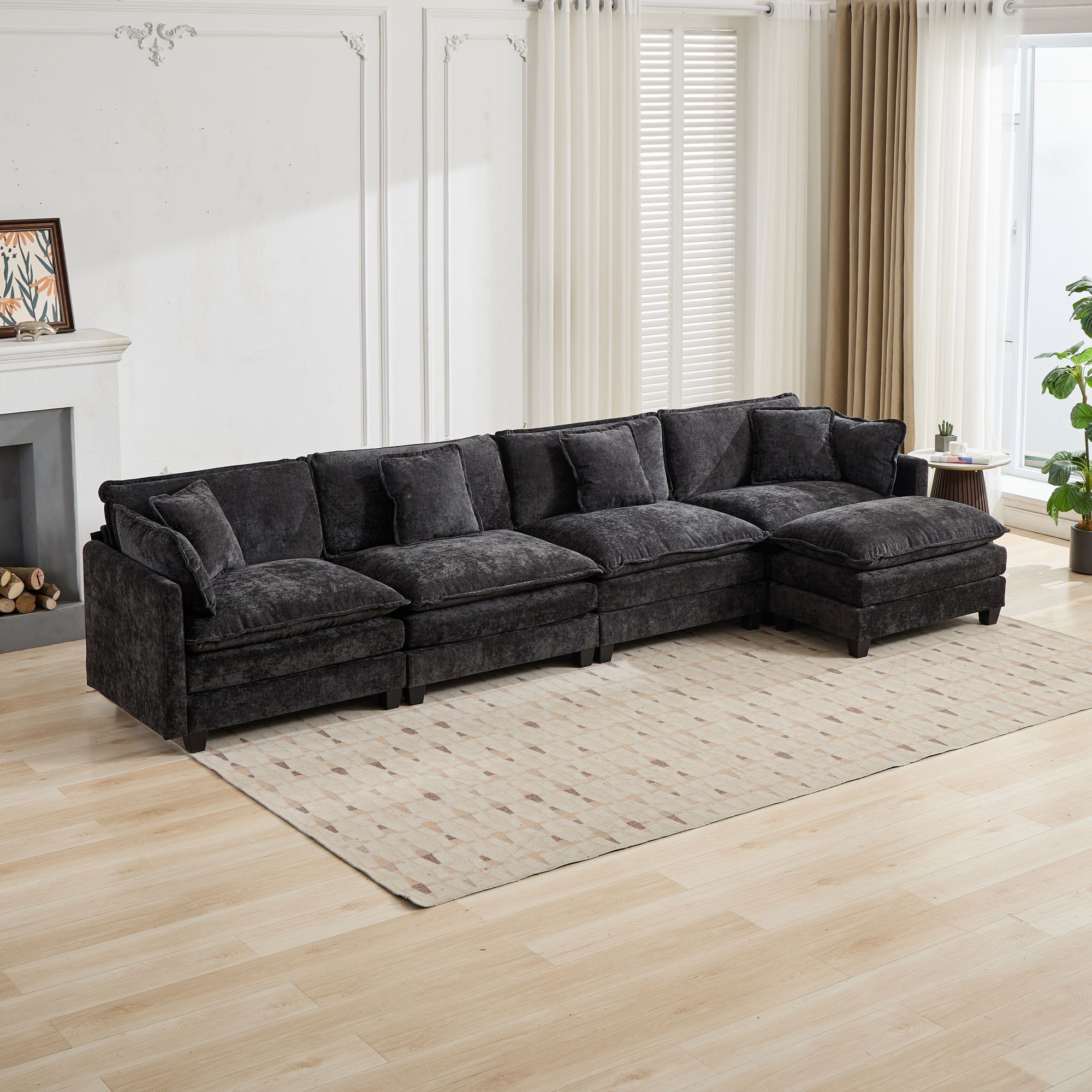 Cloud Chenille Sectional Sofa