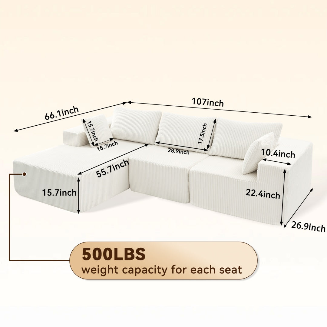 108-inch Modular Sofa