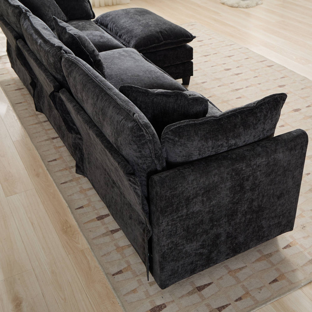 Cloud Chenille Sectional Sofa