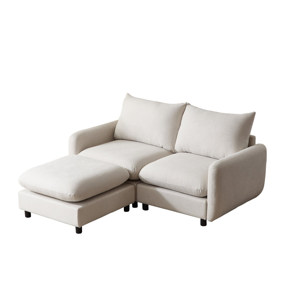 Modular Upholstered Convertible Sofa