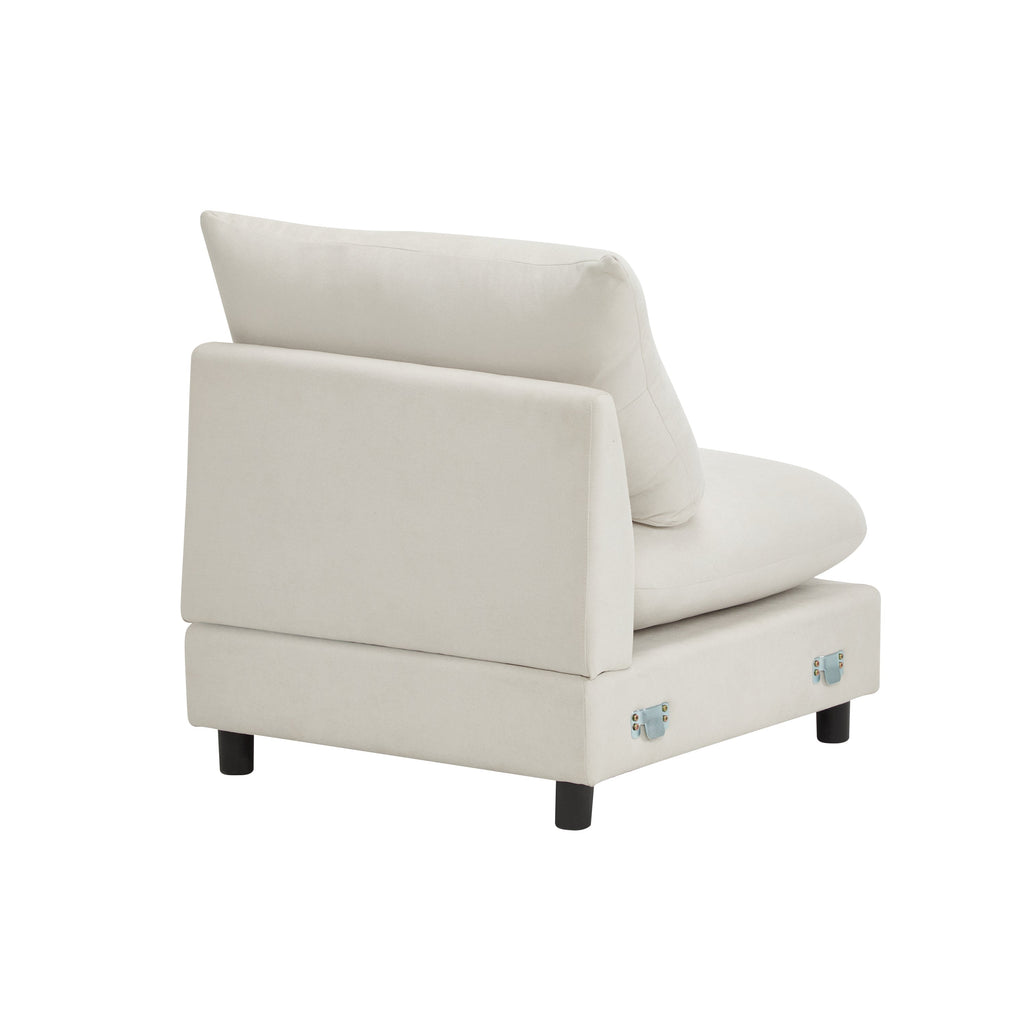 Modular Upholstered Convertible Sofa