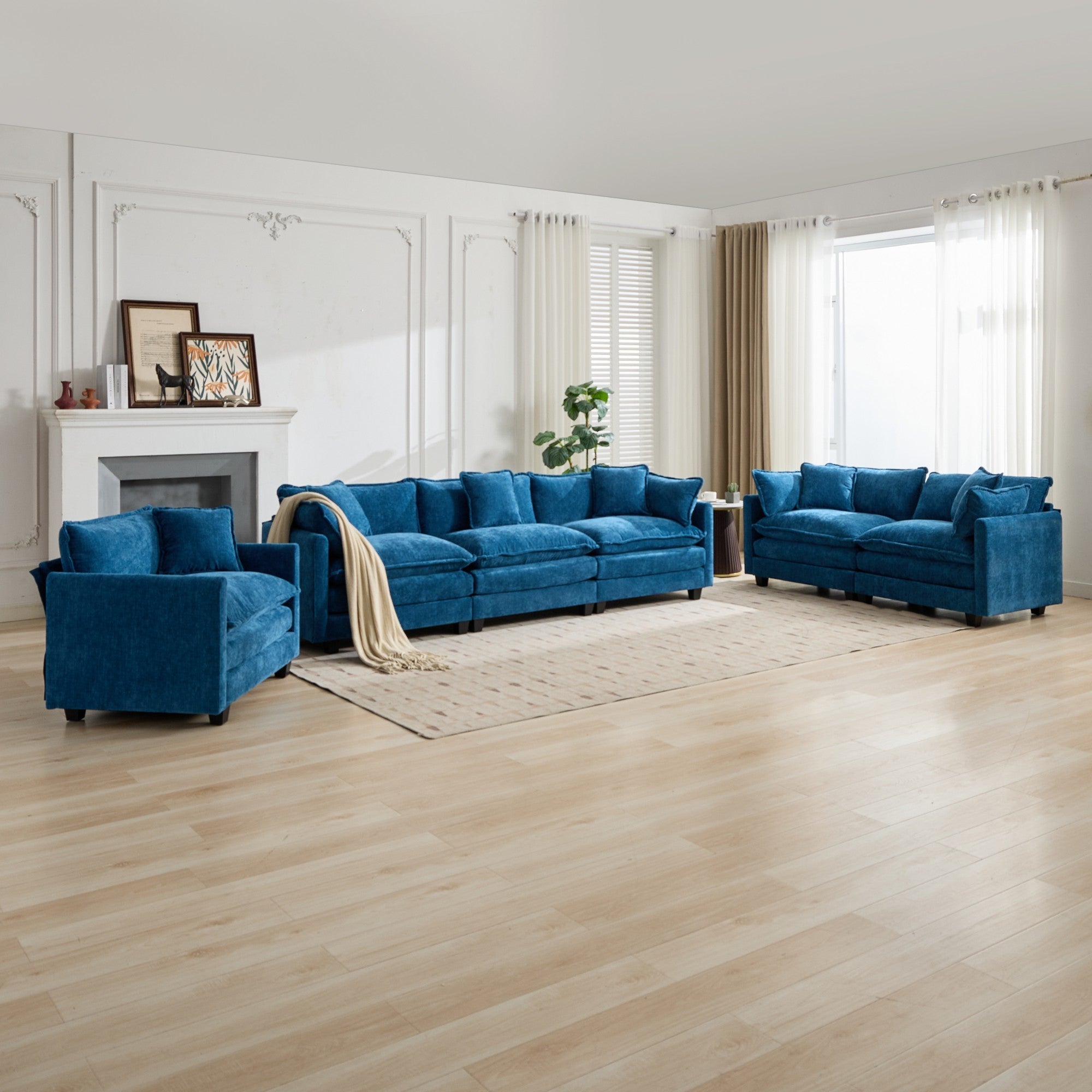 Cloud Chenille Sectional Sofa
