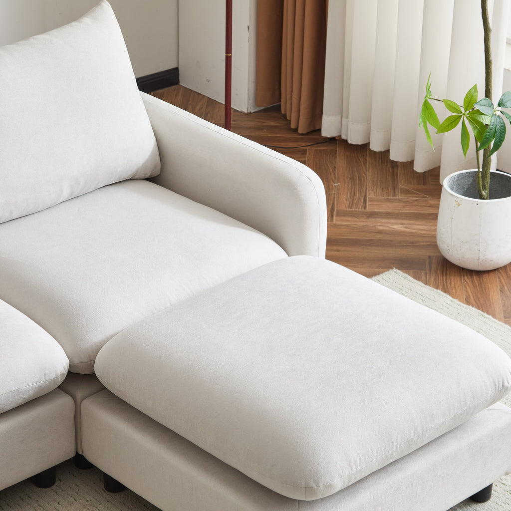 Modular Upholstered Convertible Sofa