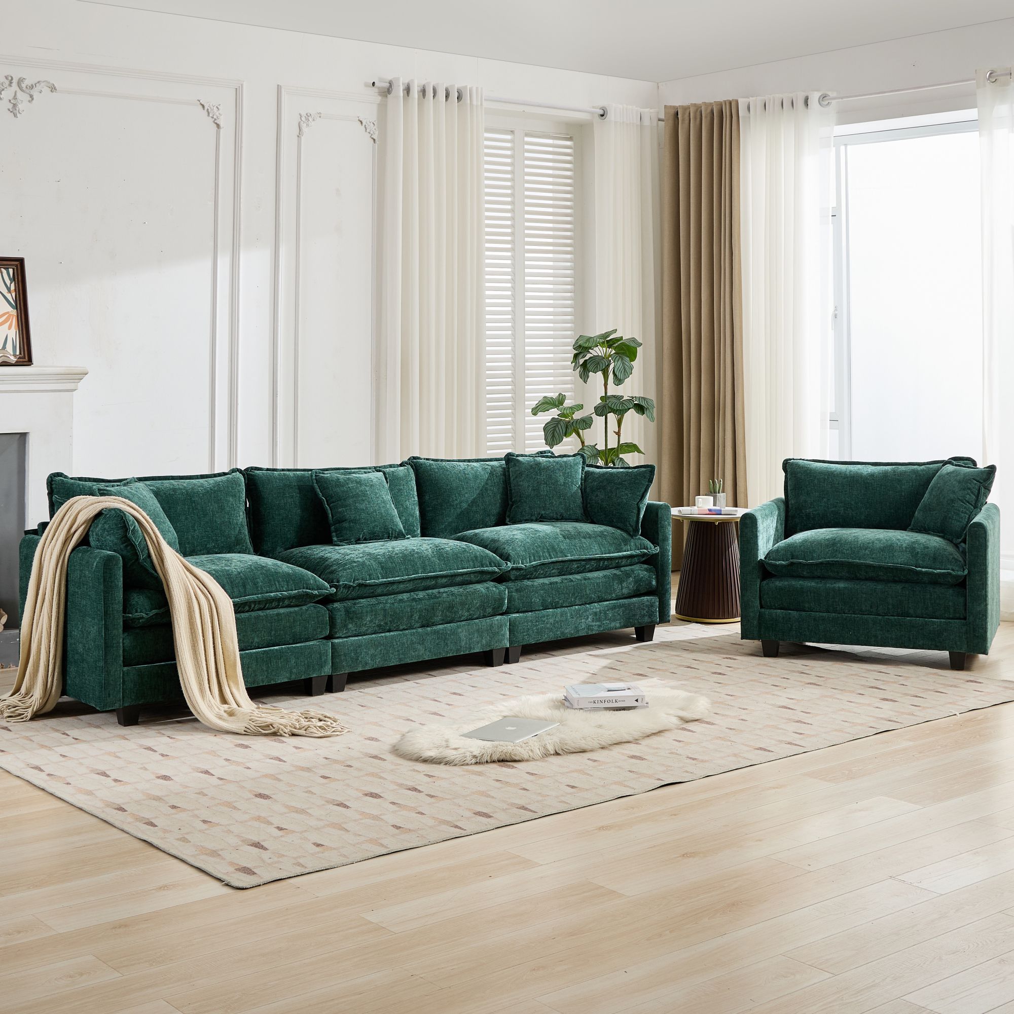 Cloud Chenille Sectional Sofa
