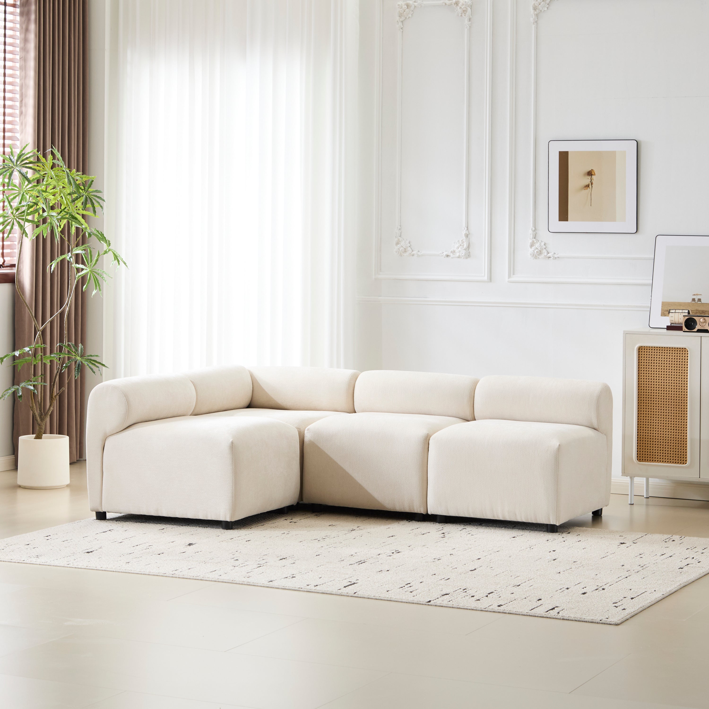 Modular Chenille Sofa