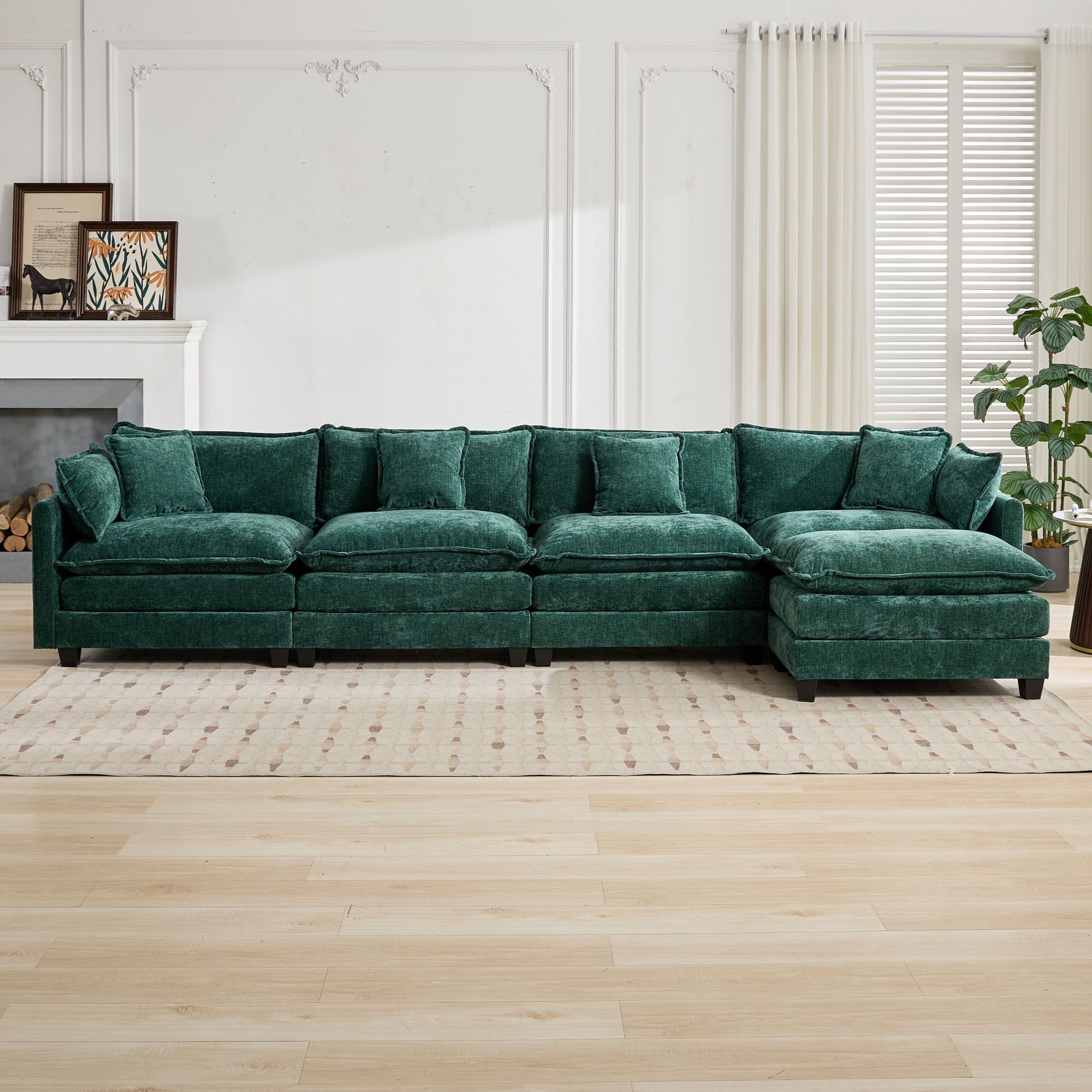 Cloud Chenille Sectional Sofa