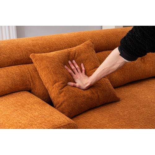 Orange Compressed Sofa