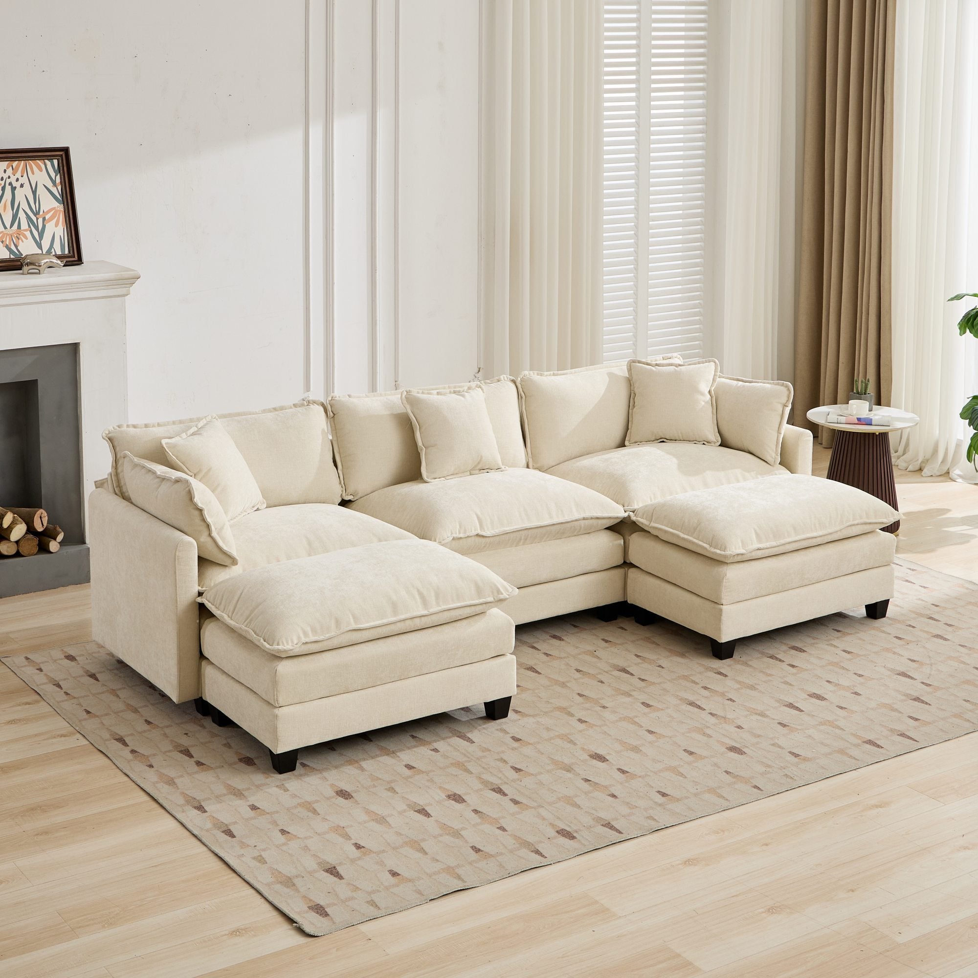 Cloud Chenille Sectional Sofa