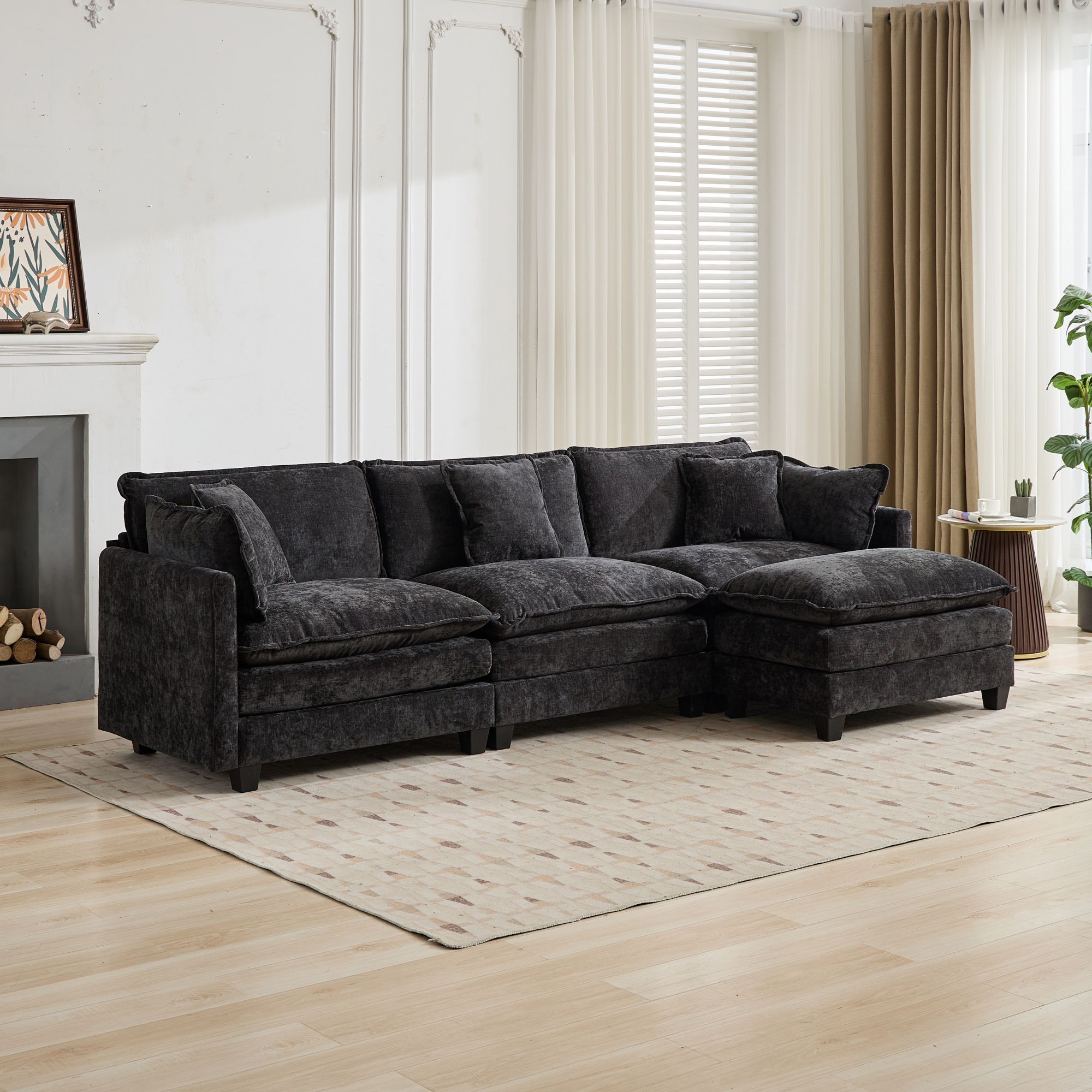 Cloud Chenille Sectional Sofa